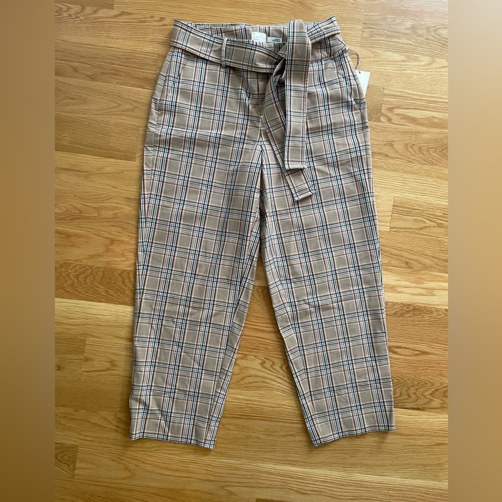 A New Day Plaid Dress Pants- NWT